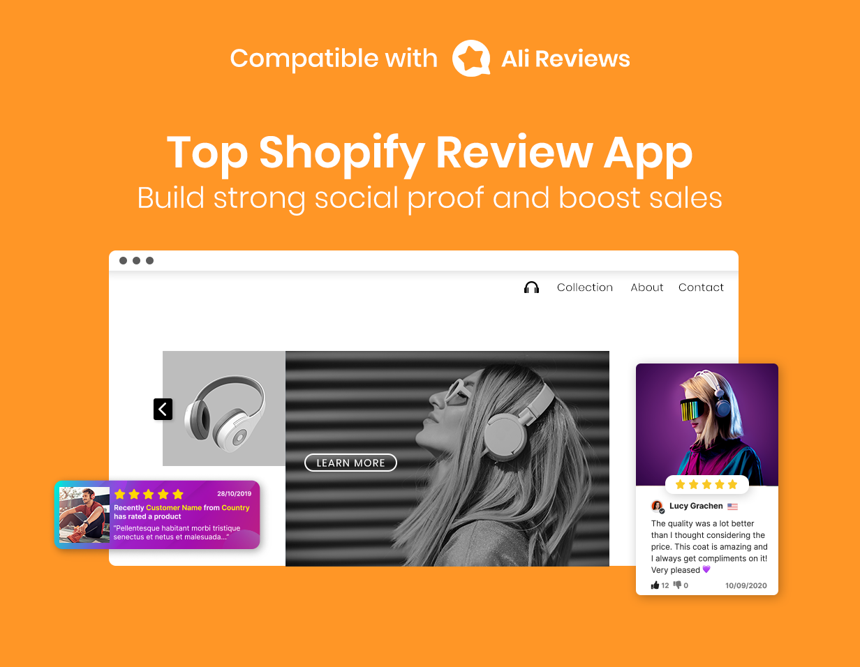 Compatibilidad de la aplicación con Ali Reviews